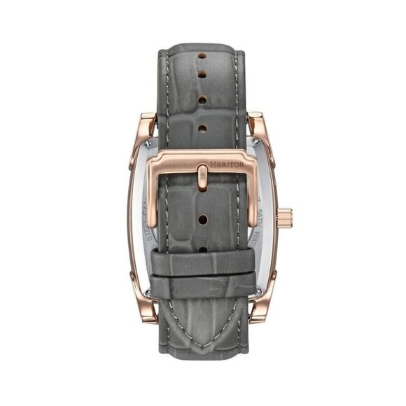 NWT Authentic Heritor Valentin Automatic Grey Dial Men's Watch - Picture 2 of 3